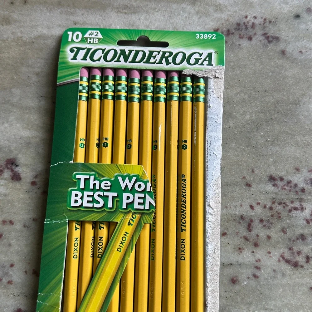 10 Ticonderoga #2 Pencils
